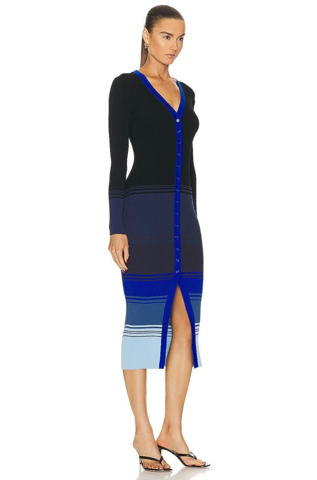 Staud Shoko Sweater Dress in Navy Product Image