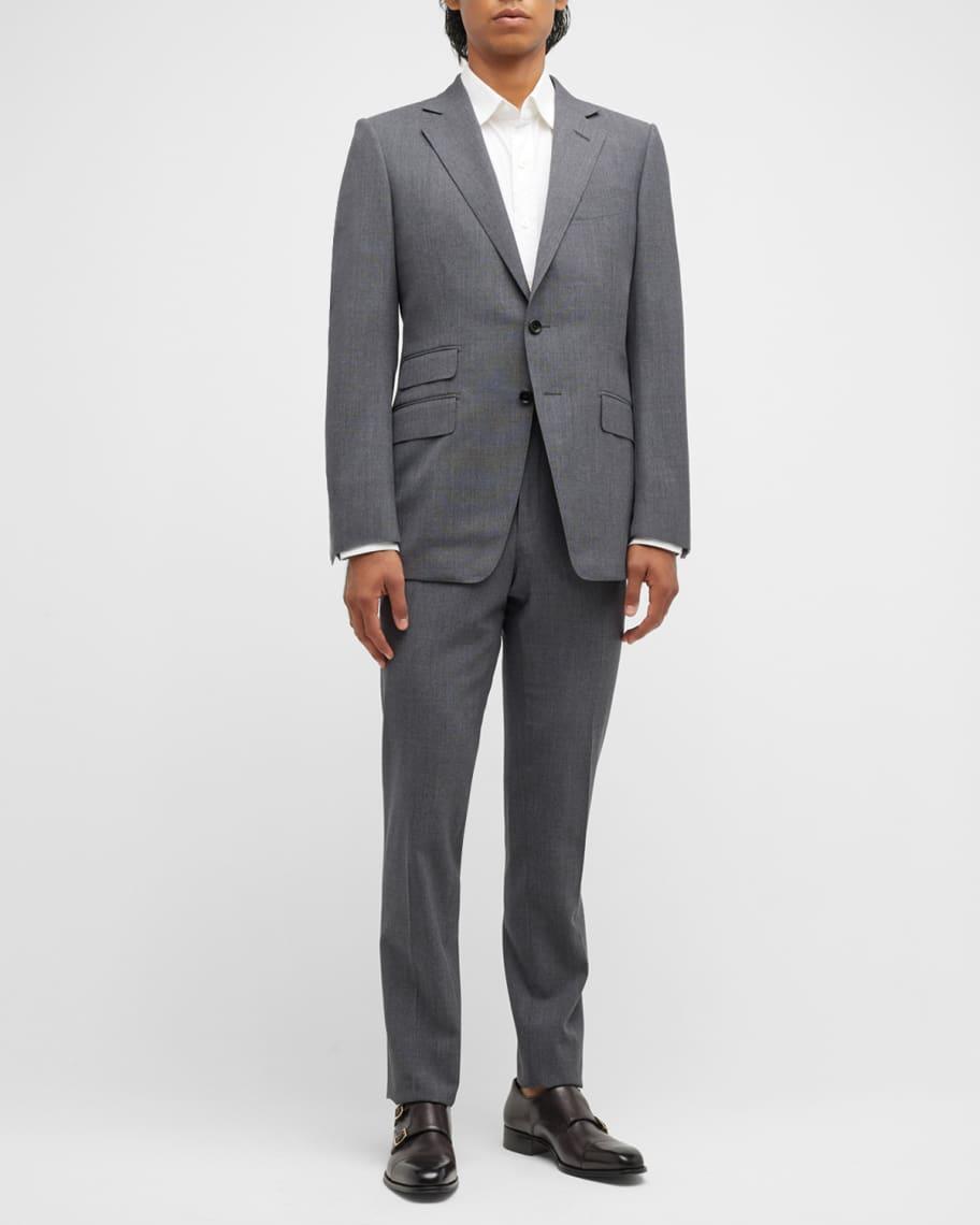 Mens OConnor Solid Wool Suit Product Image