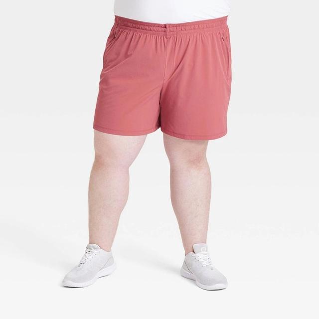 Mens Big Stretch Woven Shorts 7 - All In Motion Red 2XL Product Image