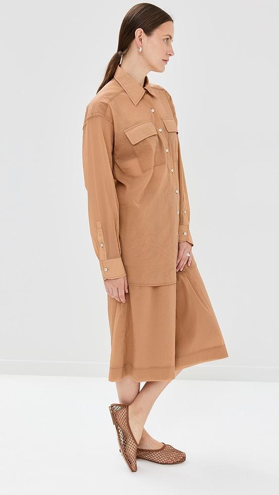 Rosetta Getty Oversized Cargo Shirt | Shopbop Product Image