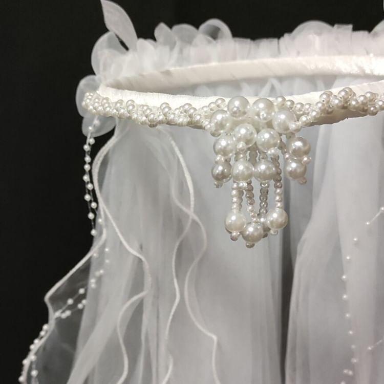 Layered Mesh Wedding Veil Product Image