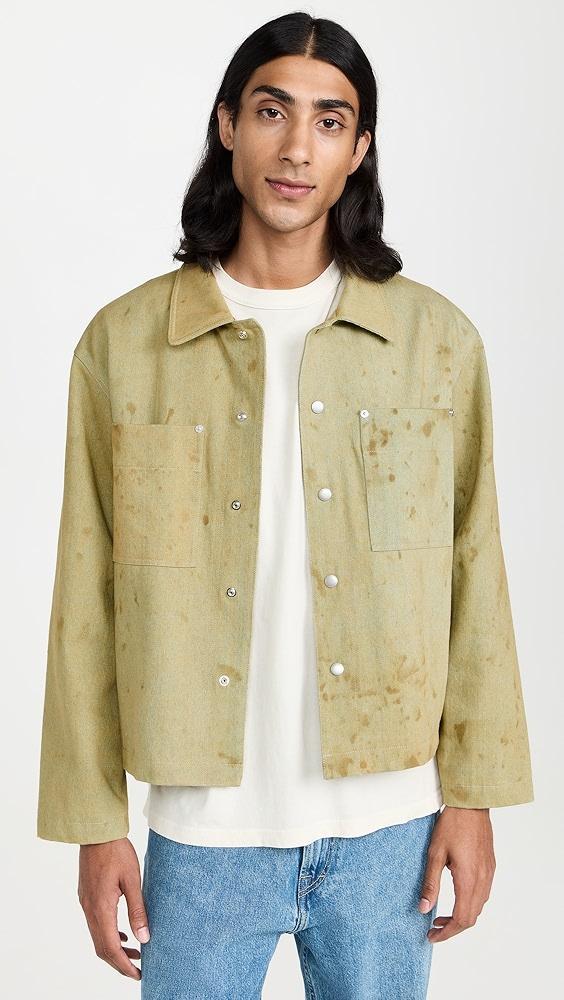 FRAME Painted Denim Shirt Jacket | Shopbop Product Image