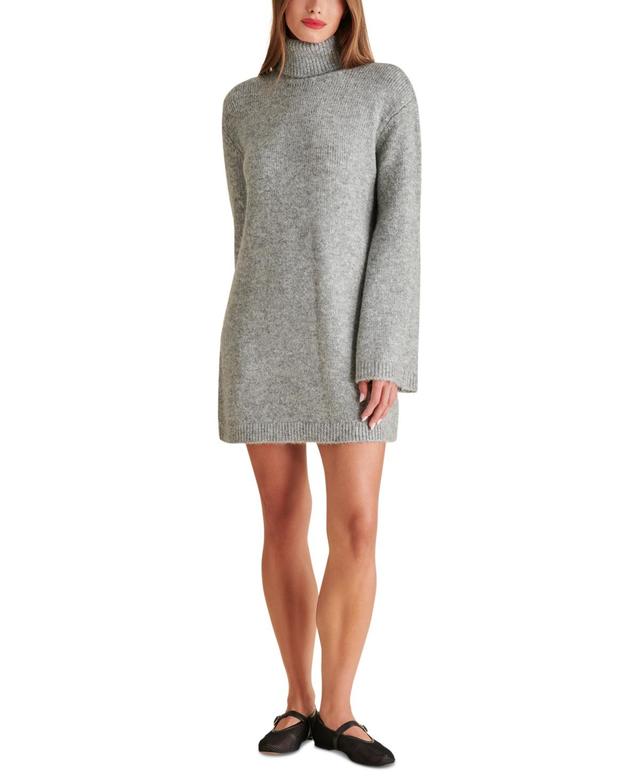 Steve Madden Womens Abbie Turtleneck Sweater Dress Product Image