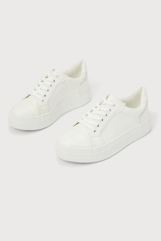 Pipping White Platform Sneakers product image