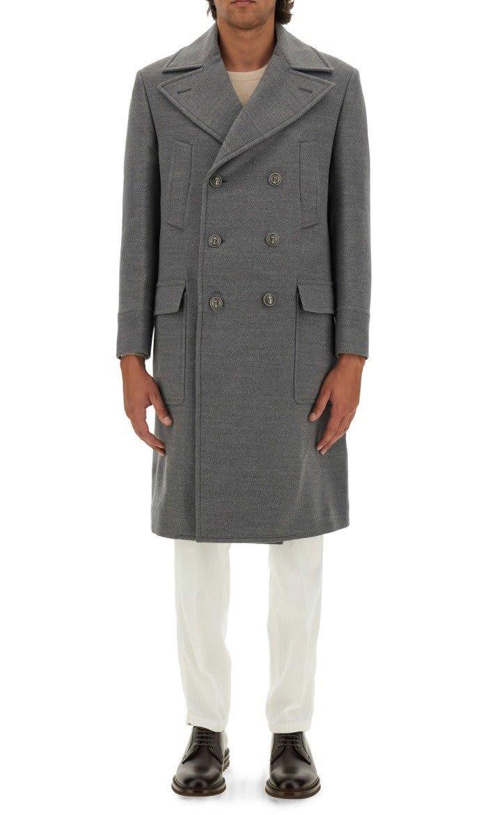 BRUNELLO CUCINELLI Coats In Grey Product Image