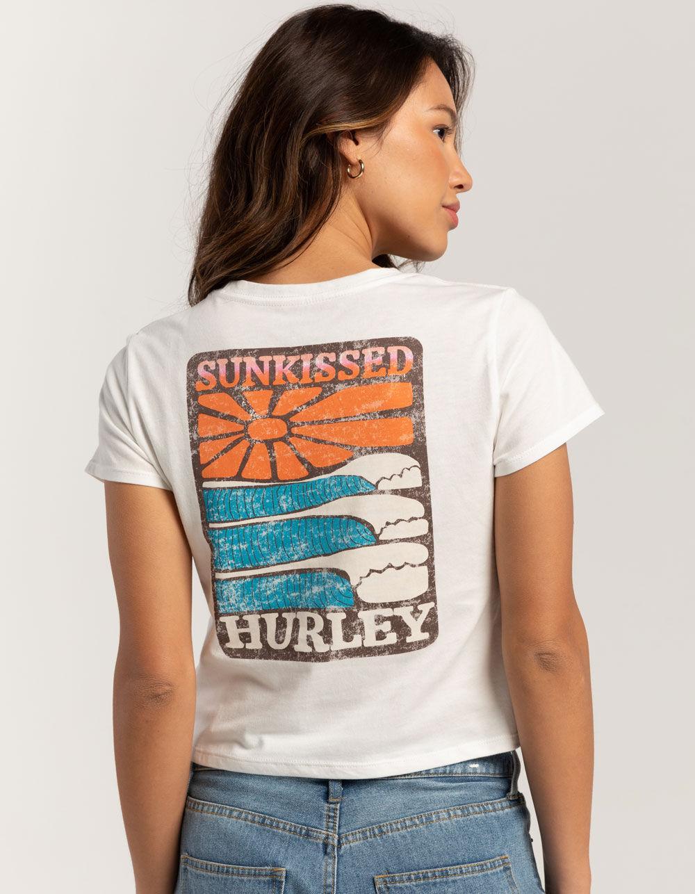 HURLEY Sunkissed Womens Crop Tee Product Image