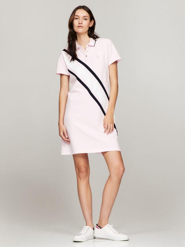 Tommy Hilfiger Women's Banner Stripe Polo Dress Product Image