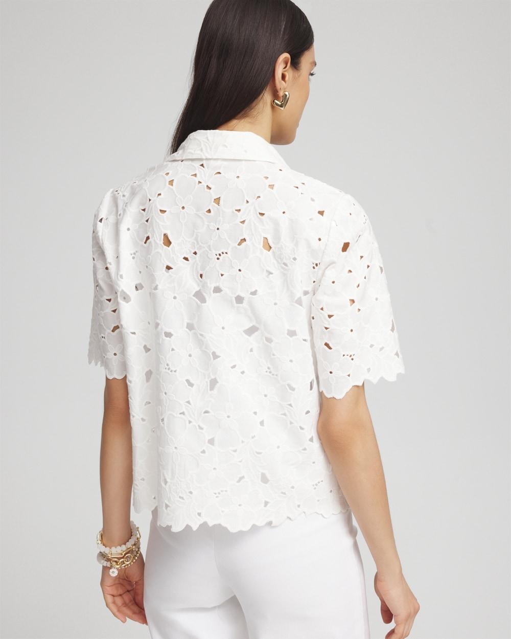 Black Labelu2122 Lace Button Up Top Product Image