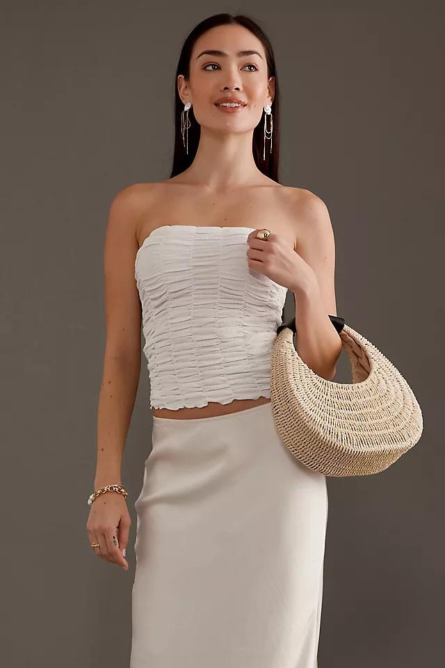 By Anthropologie Ruched Tube Top Product Image