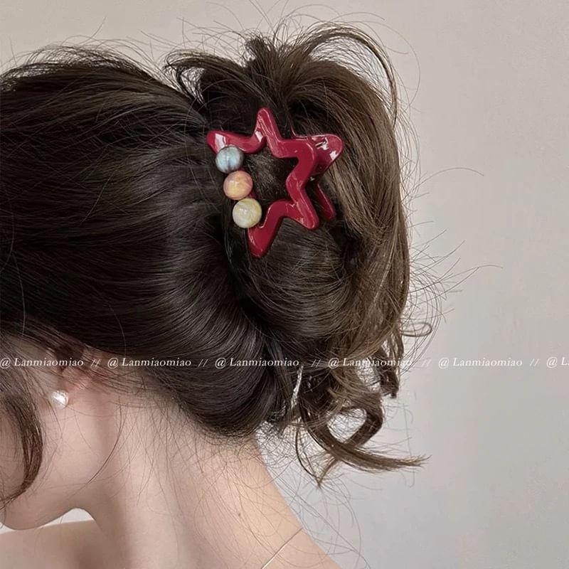 Beaded Star Hair Claw Product Image