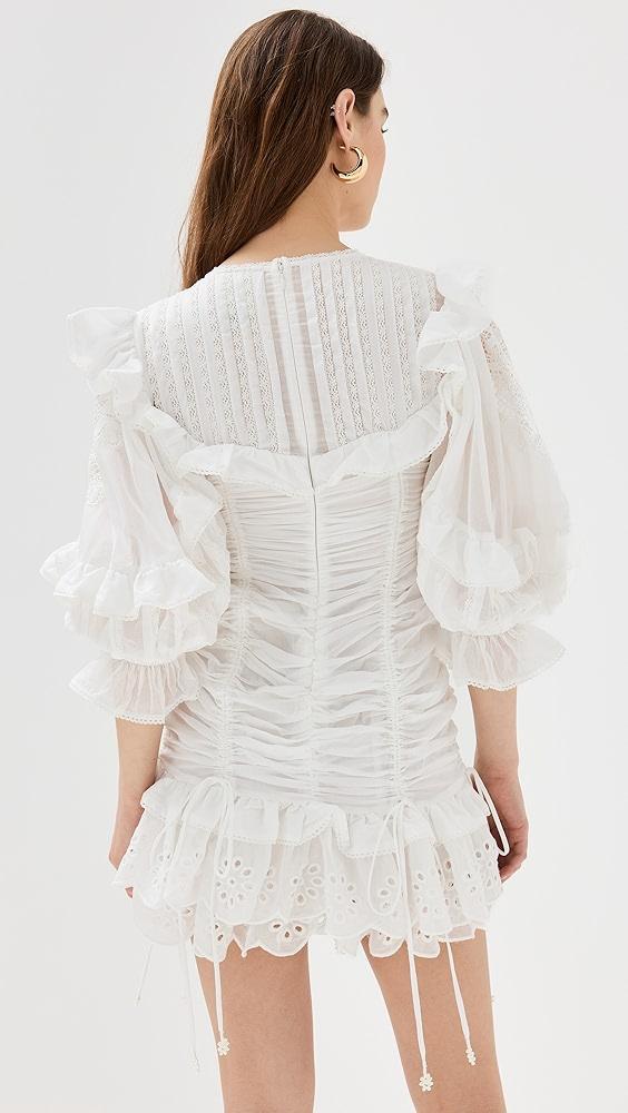 FARM Rio White Lace Mini Dress | Shopbop Product Image