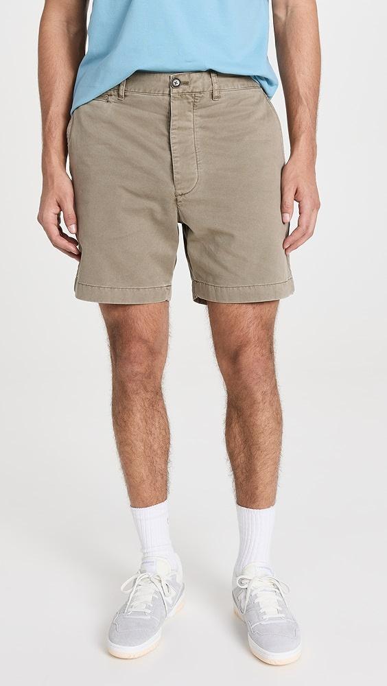 Alex Mill Flat Front Shorts 6" | Shopbop Product Image