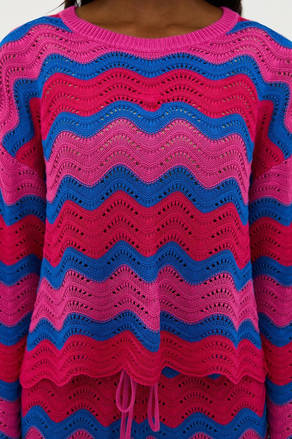 Beach Sweater Orchid Wave Product Image