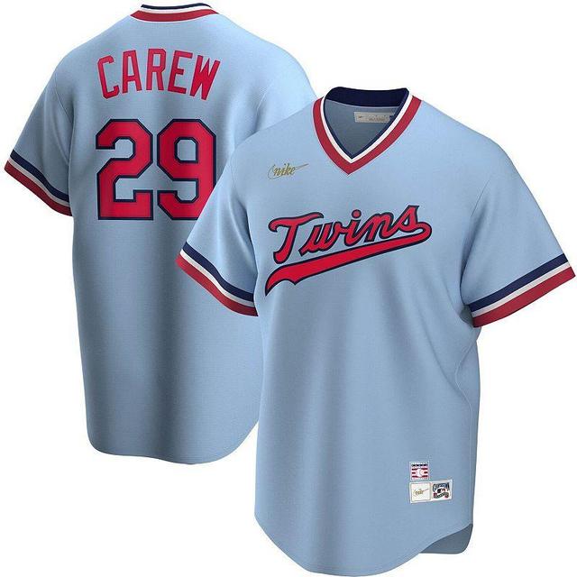 Mens Nike Rod Carew Blue Minnesota Twins Road Cooperstown Collection Player Jersey Product Image