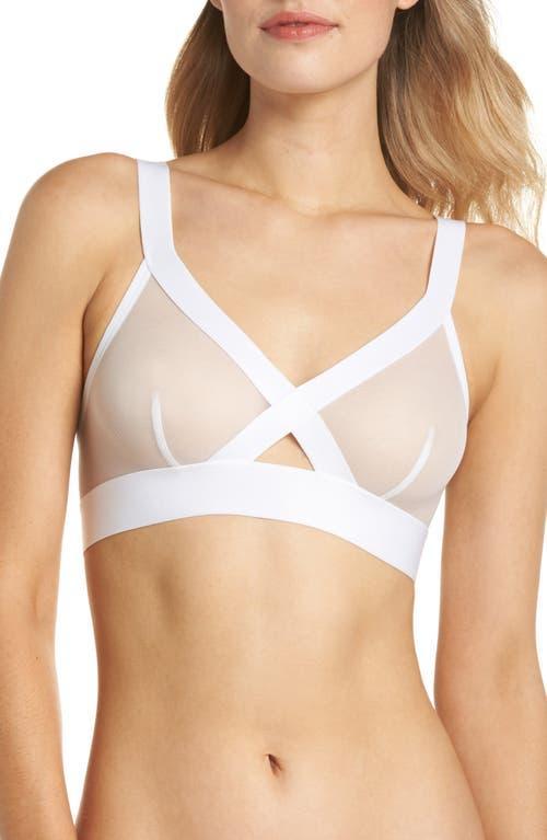 Dkny Sheers Mesh Cutout Bralette DK4084 Product Image