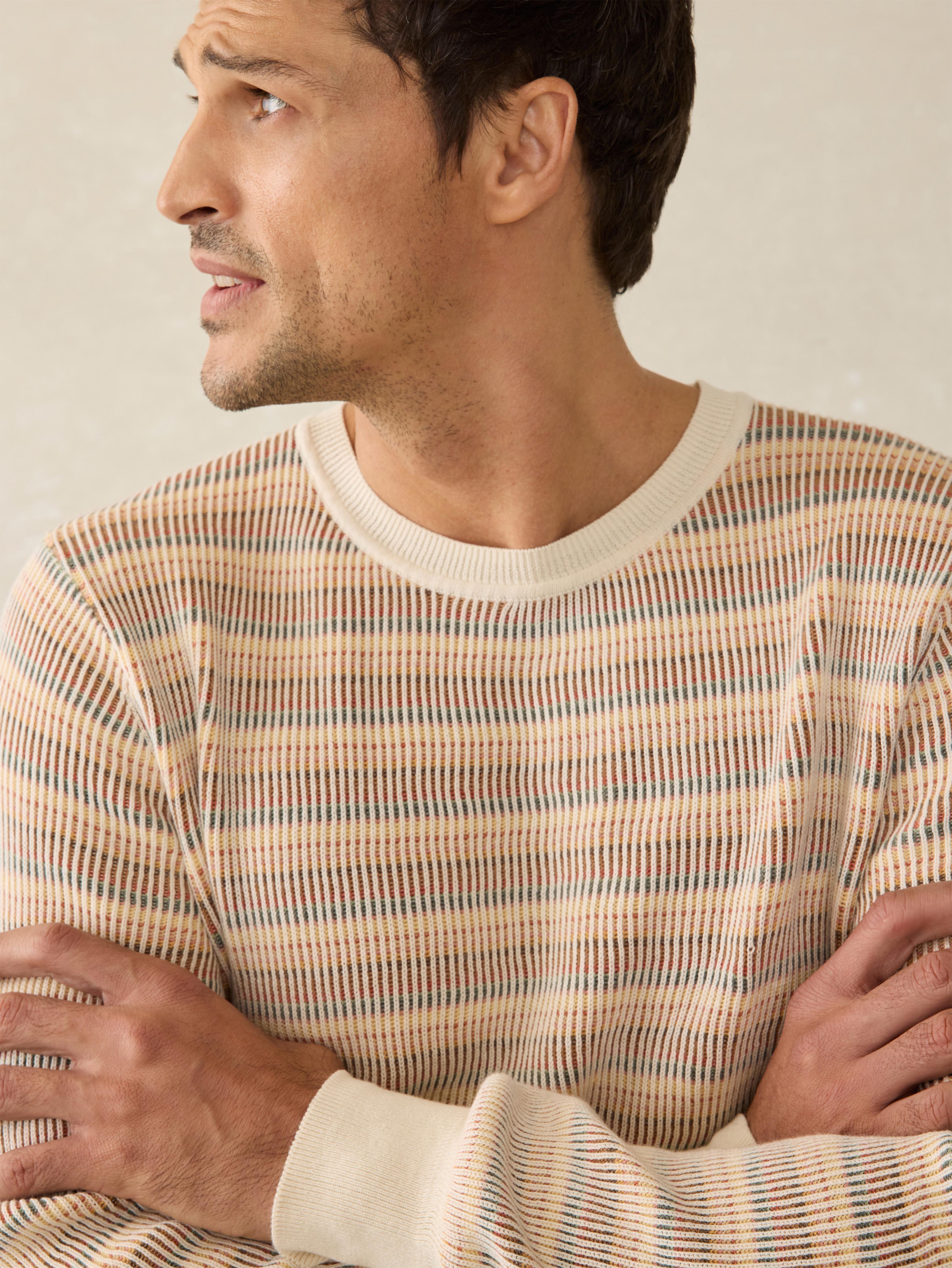 Sunwashed Crewneck Sweater - Desert Hills Male Product Image