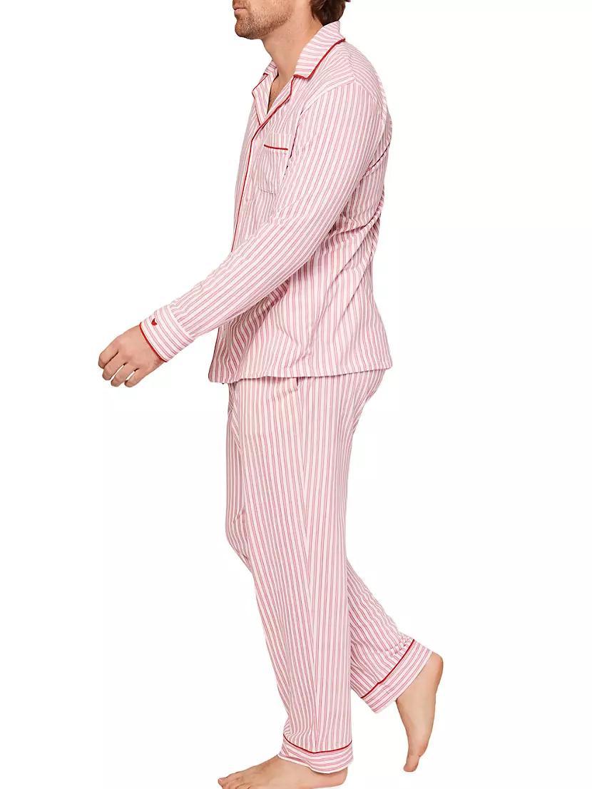 Striped Cotton Pajamas Product Image