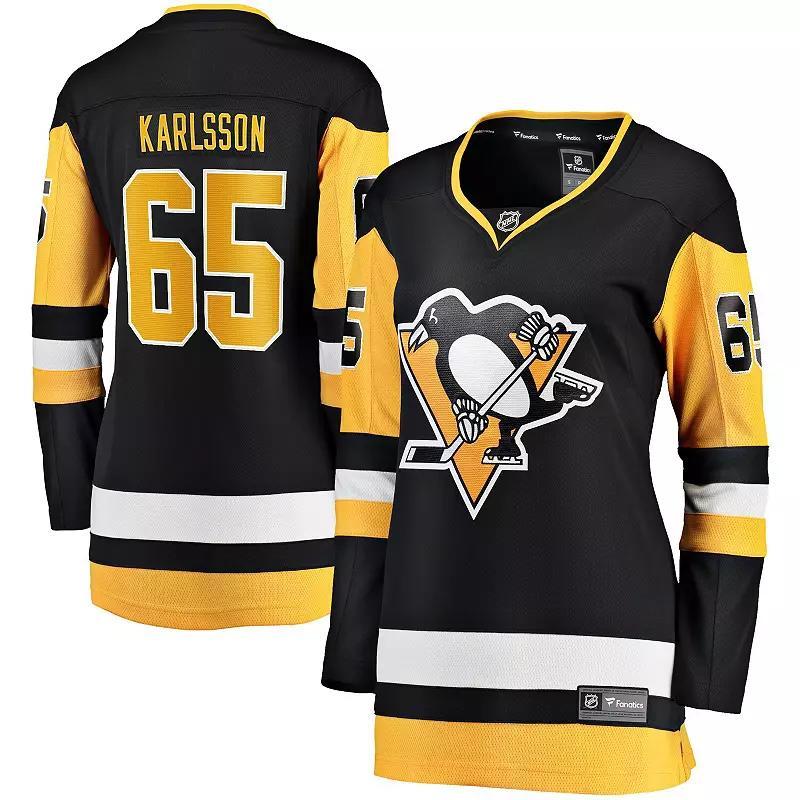 Womens Fanatics Branded Erik Karlsson Pittsburgh Penguins Home Breakaway Jersey Product Image