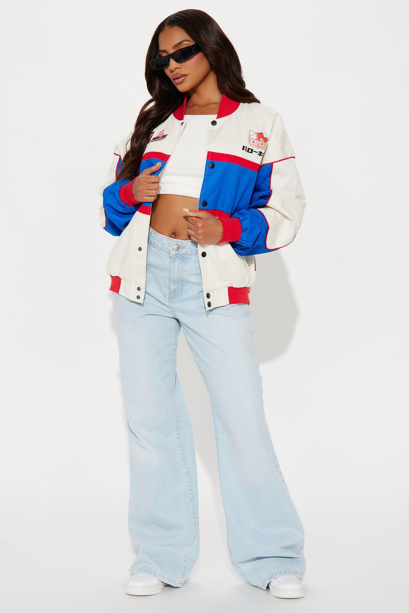 Hello Kitty F1 Bomber Jacket - Cream Product Image