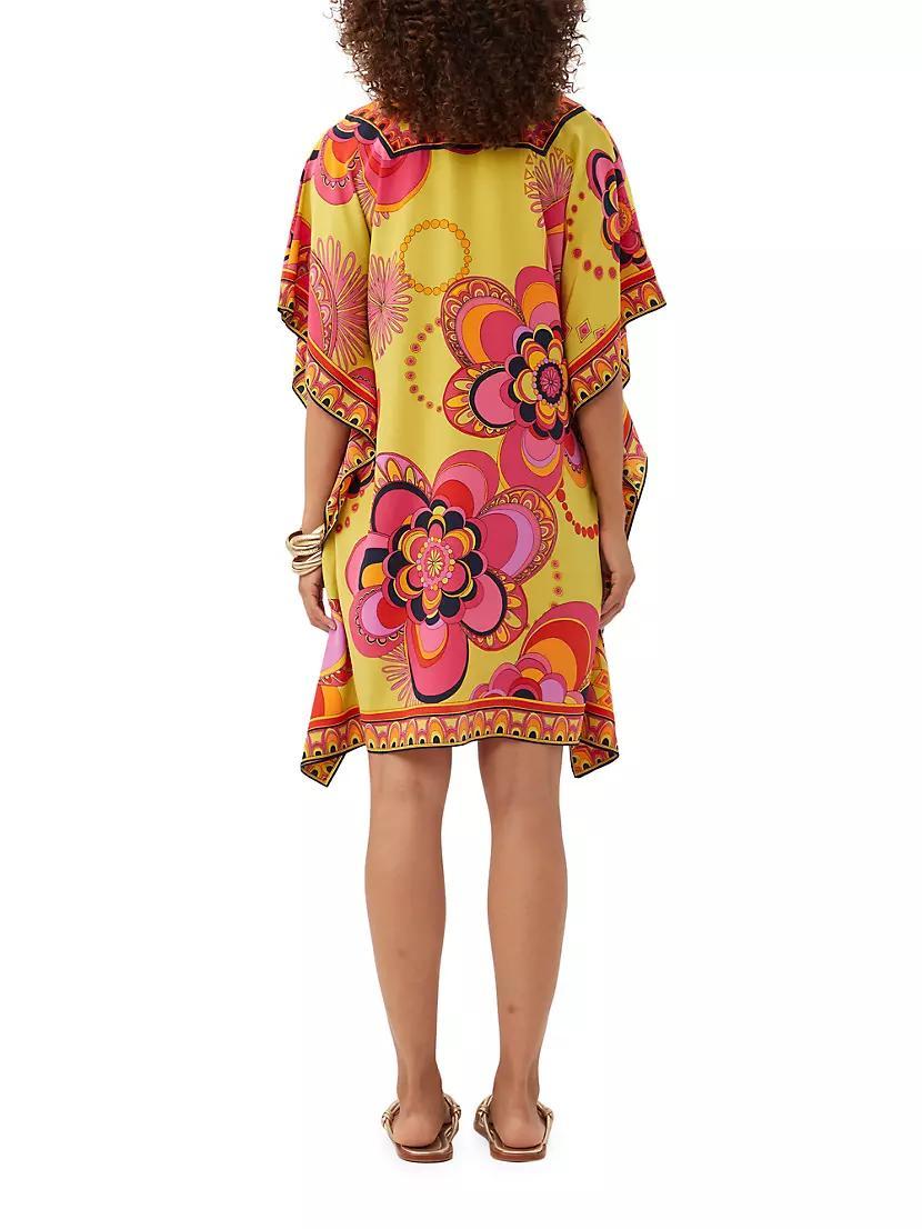 Theodora Silk Tunic Dress Product Image