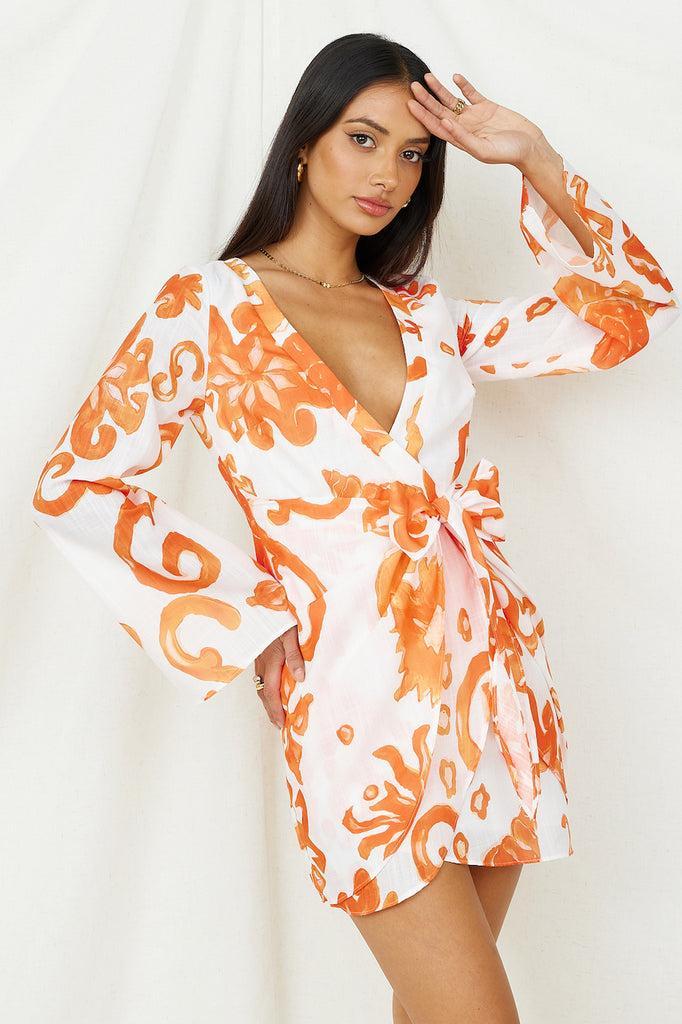 Make It Happen Mini Dress Orange Product Image