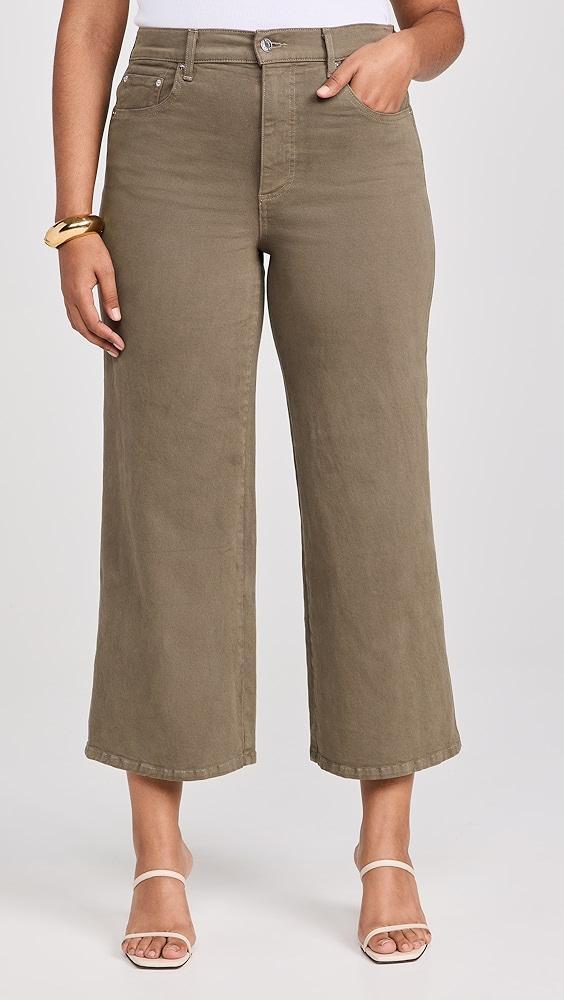 LE JEAN Juliette Wide Leg Ankle Jeans | Shopbop Product Image