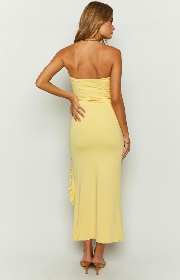 Orlando Yellow Maxi Dress Product Image