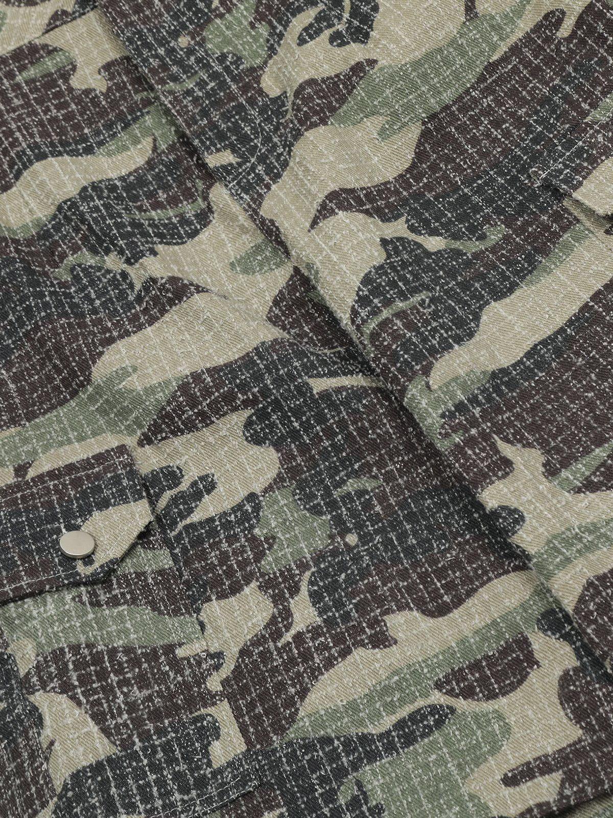 Aelfric Eden Multi Pocket Camouflage Cargo Pants Product Image