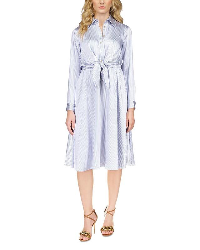 Michael Michael Kors Tie Front Shirt Dress Product Image