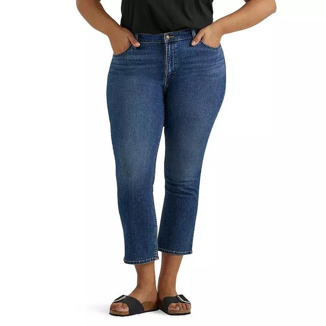 Plus Size Lee Legendary Capri Jeans, Womens Product Image