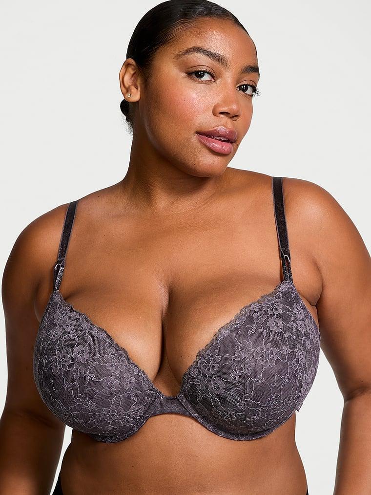 Sexy Tee Sequin Posey Lace Push-Up Bra Product Image