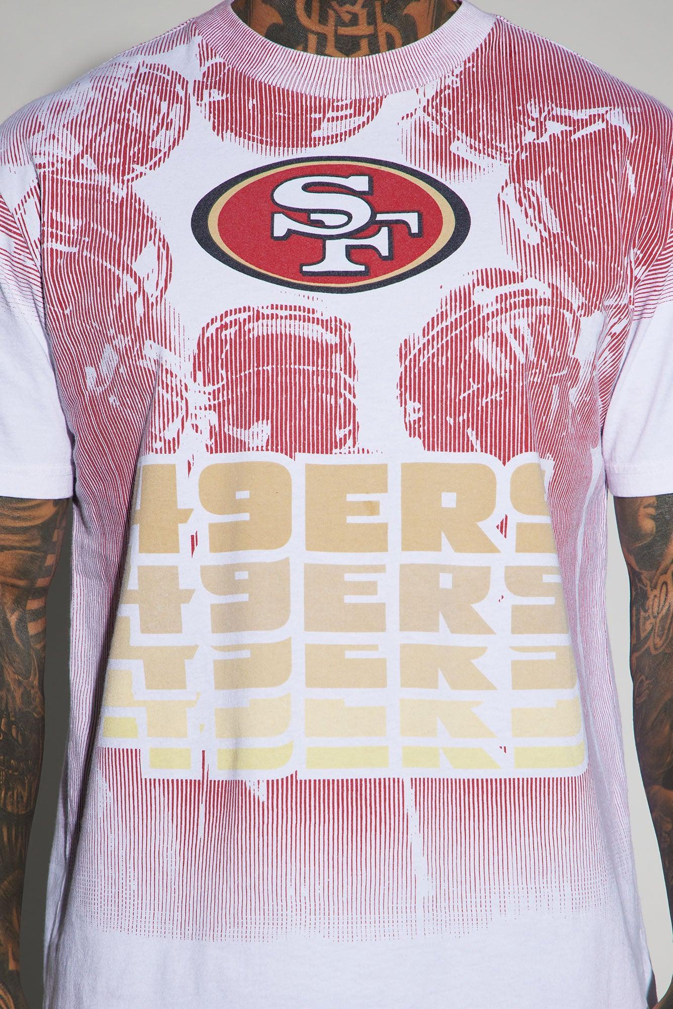 49ers Huddle Up Short Sleeve Tee - Red/combo Product Image