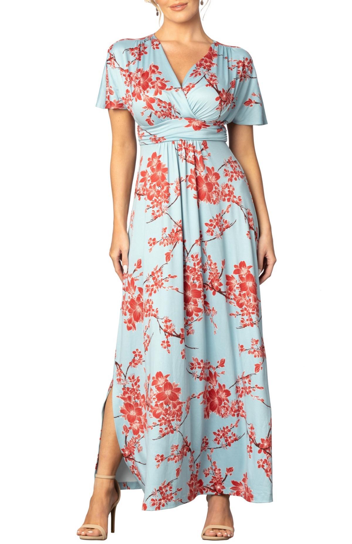 Womens Vienna Floral Jersey Maxi Dress Product Image