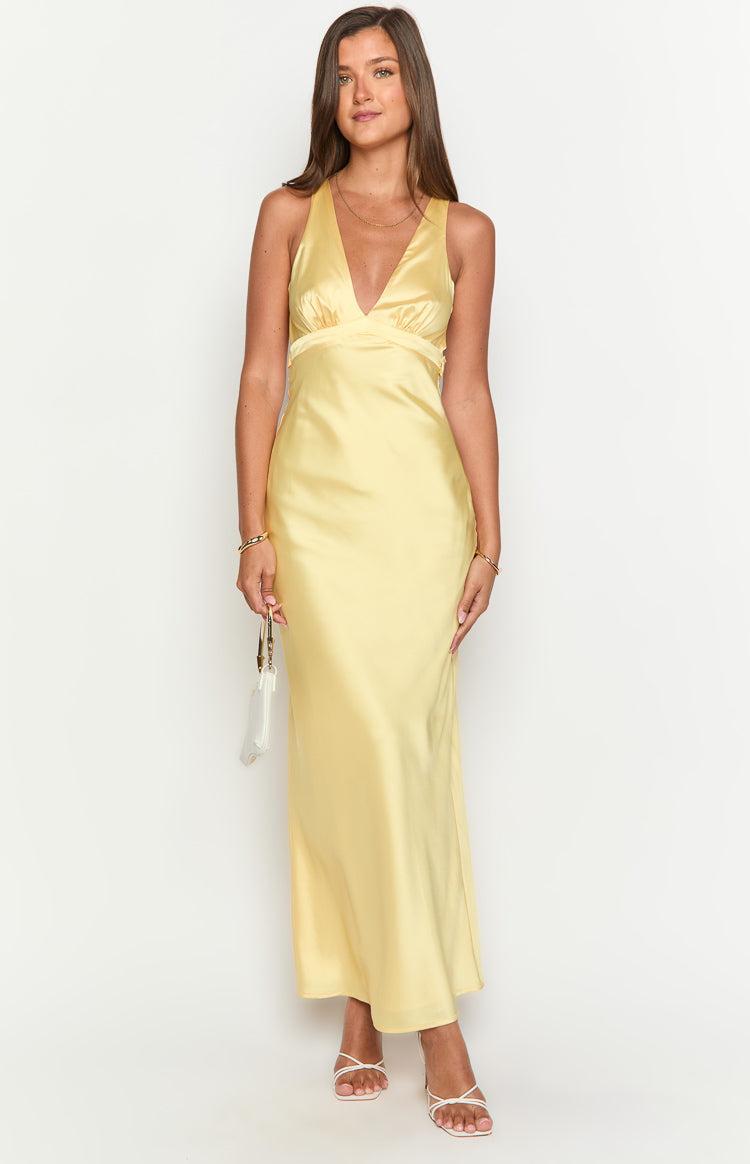 Andison Yellow Maxi Dress Product Image