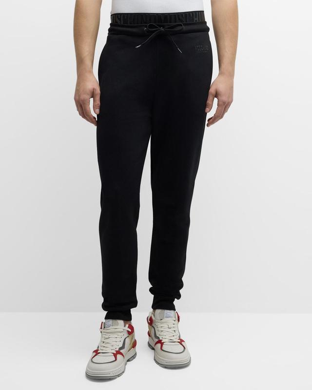 Mens Matte Logo-Waist Sweatpants Product Image