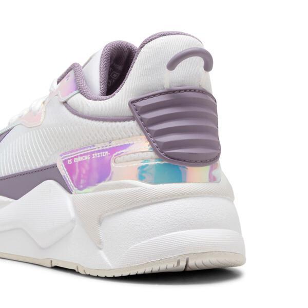 PUMA RS-X Iridescent Women's Sneakers in White/Pale Plum Product Image