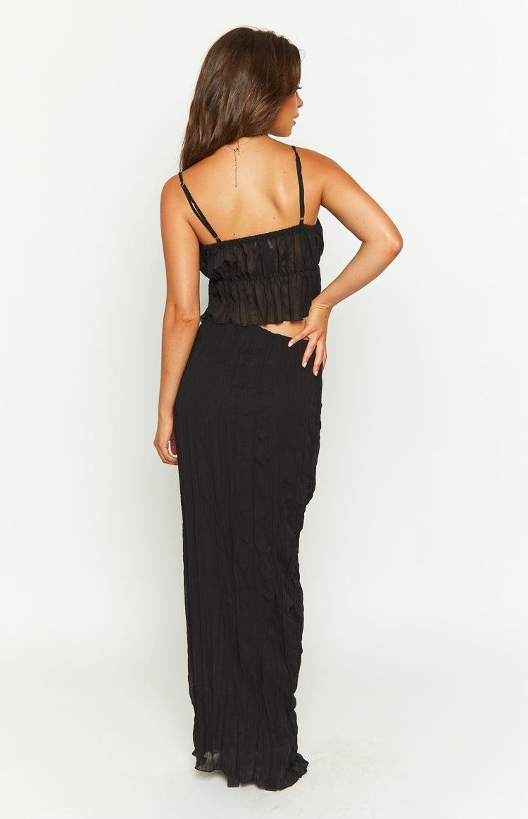 The Moment Black Maxi Skirt Product Image