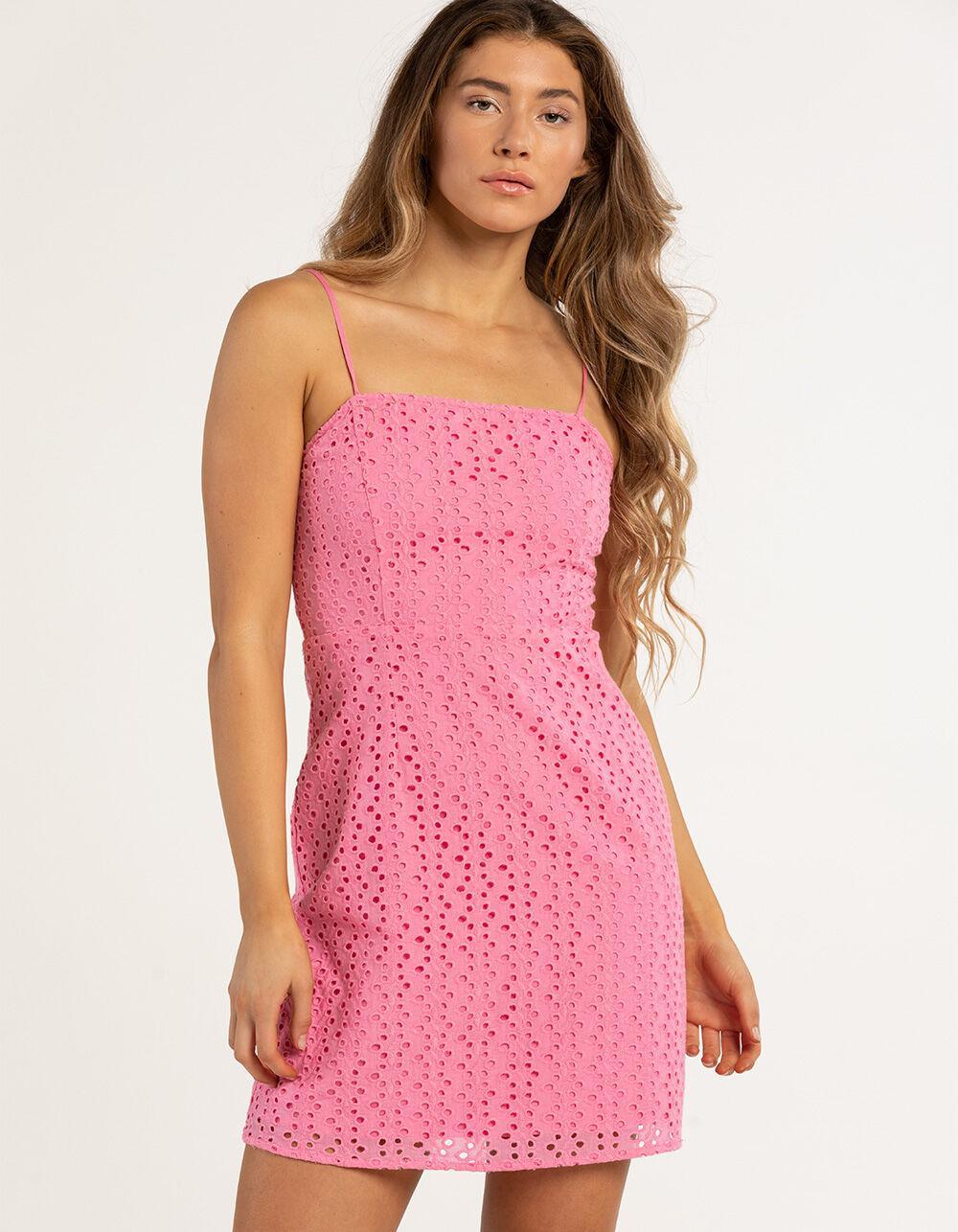 RSQ Womens Eyelet Short Dress product image