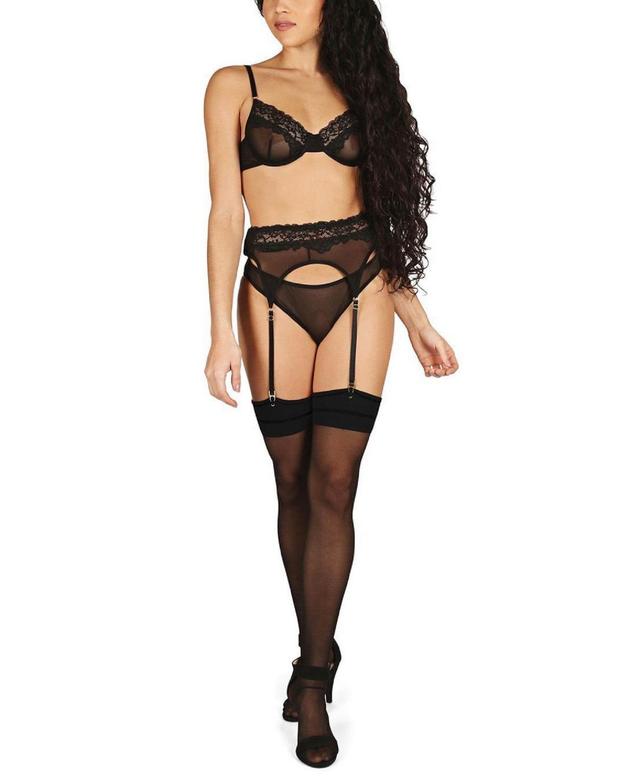 MeMoi Womens Elena 3 Piece Garter Set Product Image