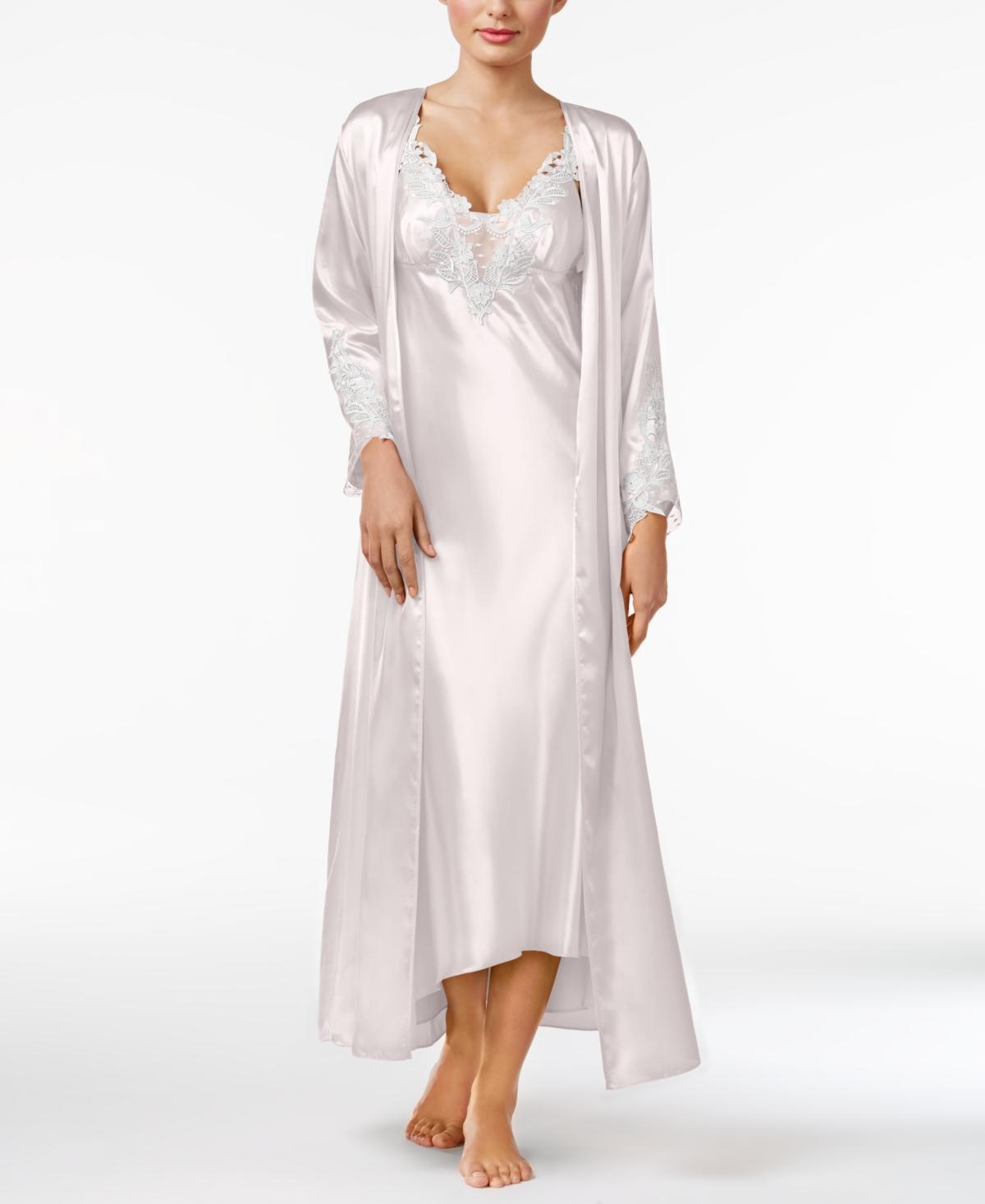 Flora by Flora Nikrooz Stella Satin Venise Trim Robe Product Image