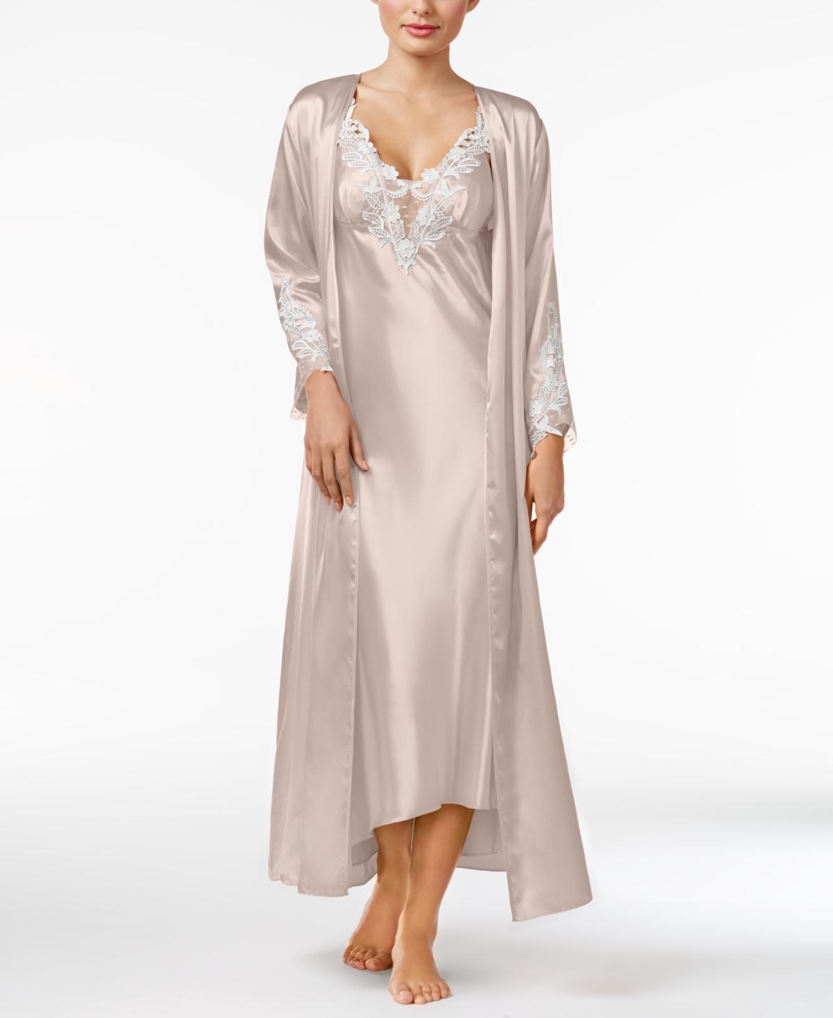 Flora by Flora Nikrooz Stella Satin Venise Trim Robe Product Image