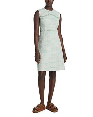 St. John Collection Light Textured Eyelash Tweed A-Line Dress Product Image