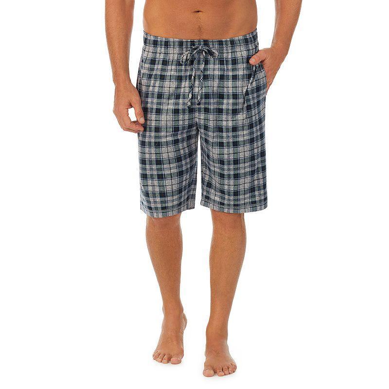 Mens Cuddl Duds Far-Infrared Enhance Pajama Shorts Blue Product Image