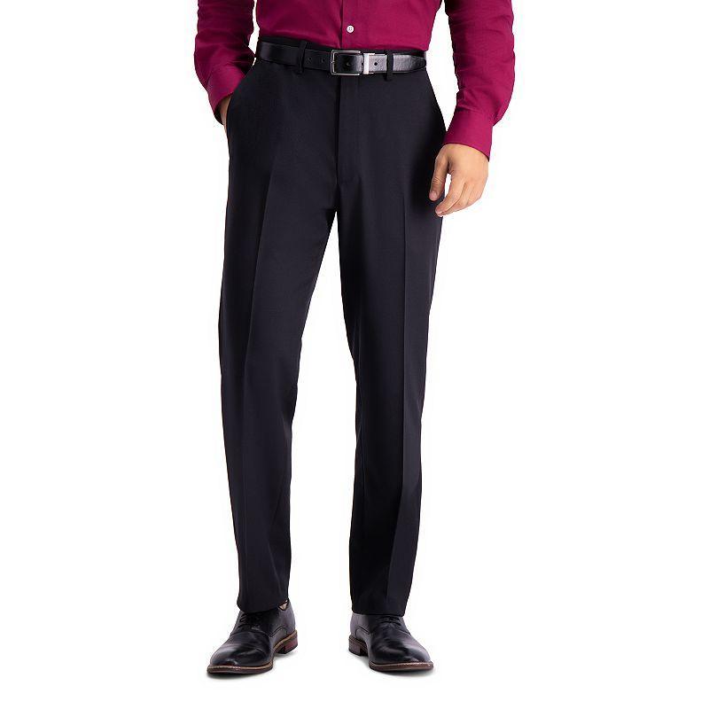 Mens Haggar Travel Performance Tailored-Fit Stretch Flat-Front Suit Pants Product Image