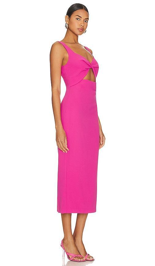 Bardot Maja Midi Dress in Pink. Product Image