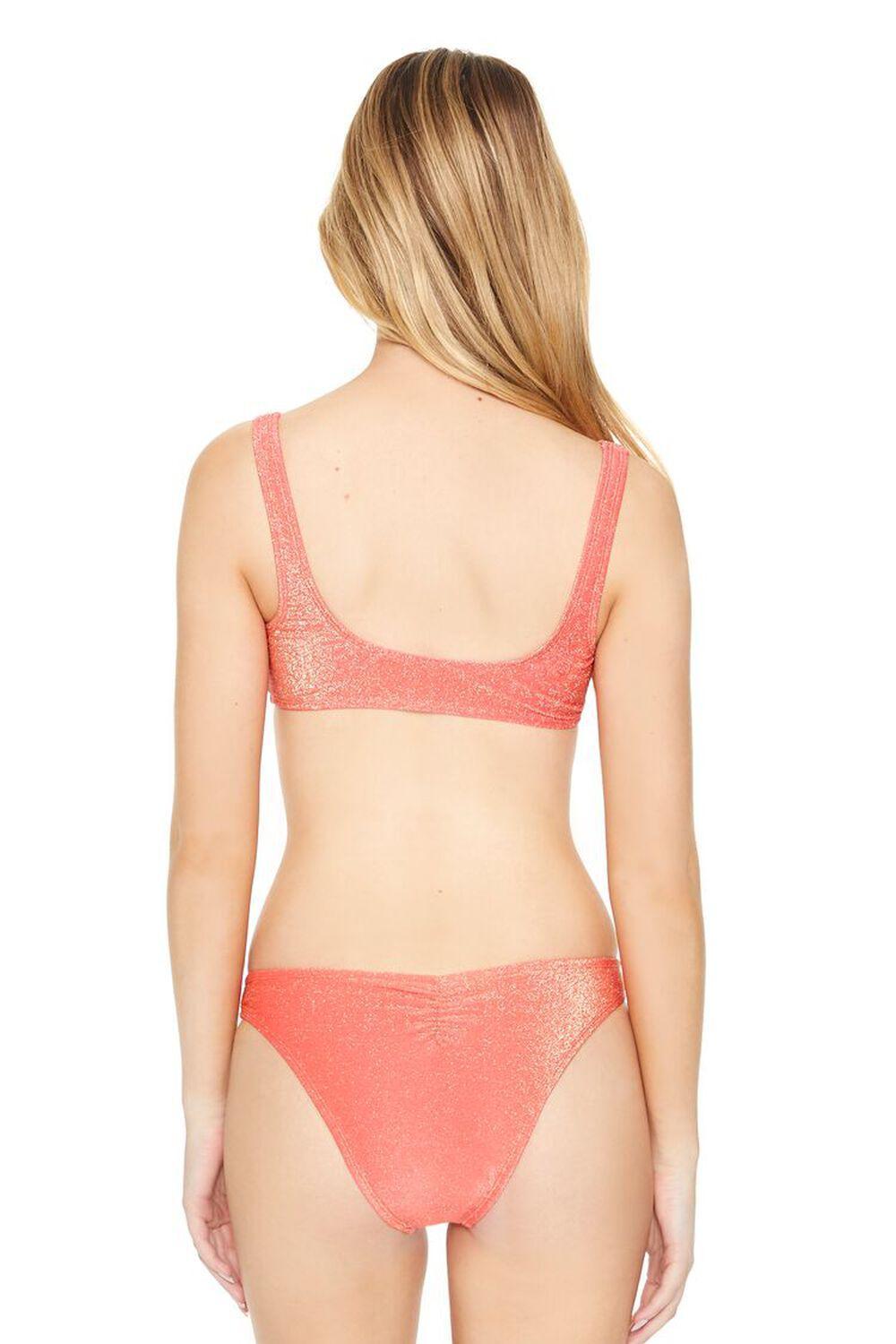 Shimmer Low-Back Bikini Top | Forever 21 Product Image