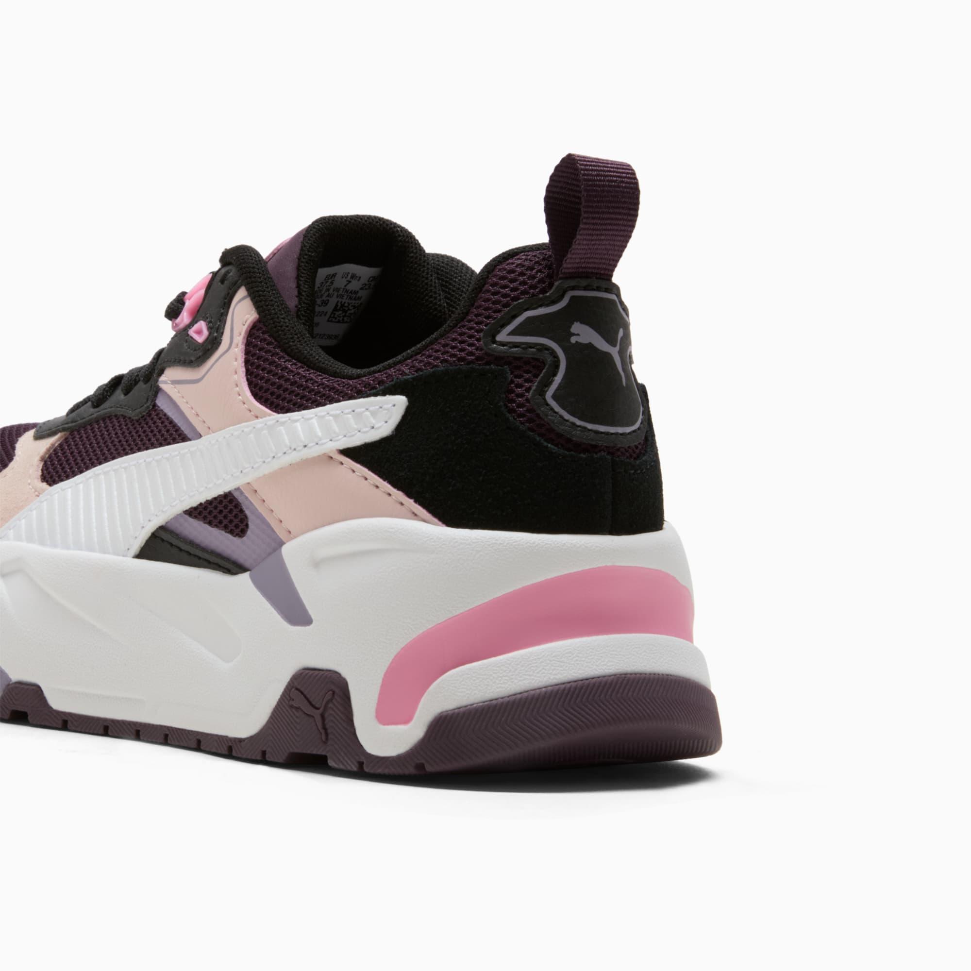 PUMA Trinity Women's Sneakers in Midnight Plum/White/Black Product Image