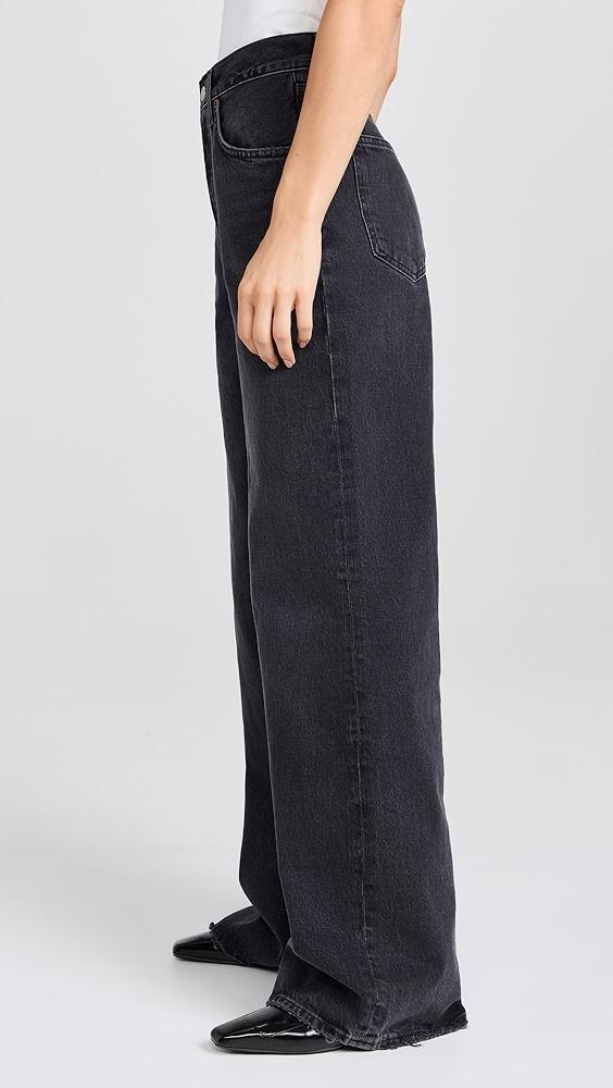 AGOLDE Dame High Rise Wide Leg Jeans | Shopbop Product Image