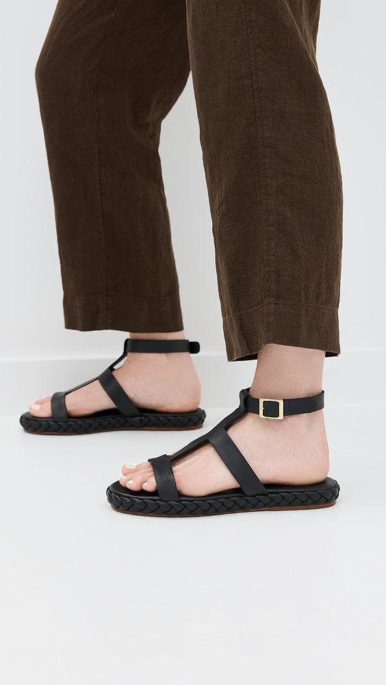 KAANAS Cedros T Strap Cage Sandals | Shopbop Product Image