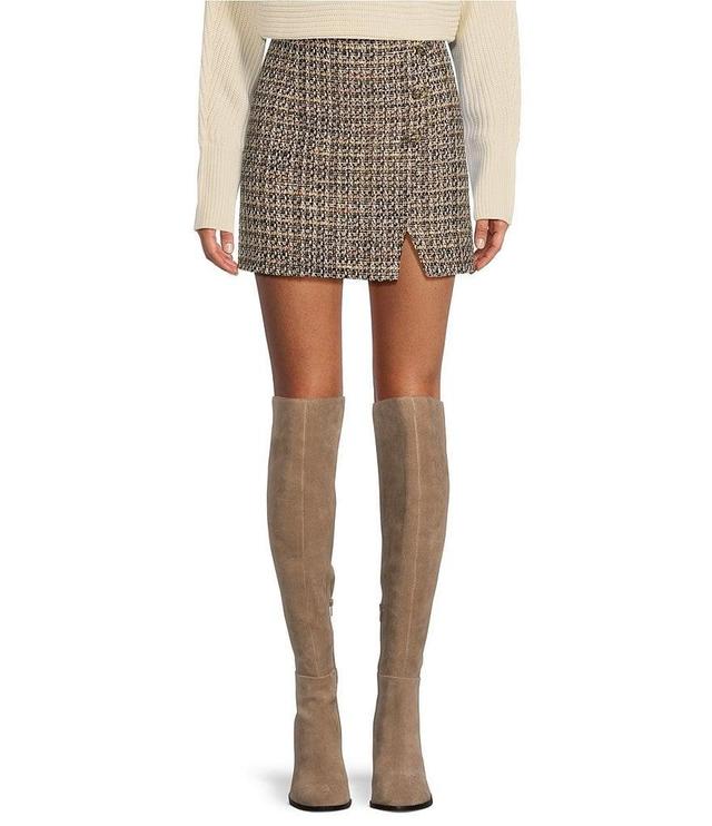 Gianni Bini Coordinating Samia Tweed Mini Skirt Product Image